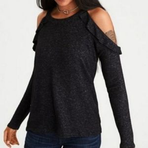 Soft&sexy plush cold shoulder